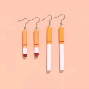 2 pair mix&match Cig Earrings